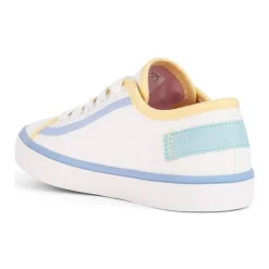 Weiße Gelbe Kindersneakers><noscript><img width=