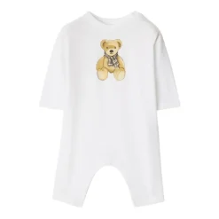 e Kleid mit Logo-Print Lange Ärmel>Burberry Online