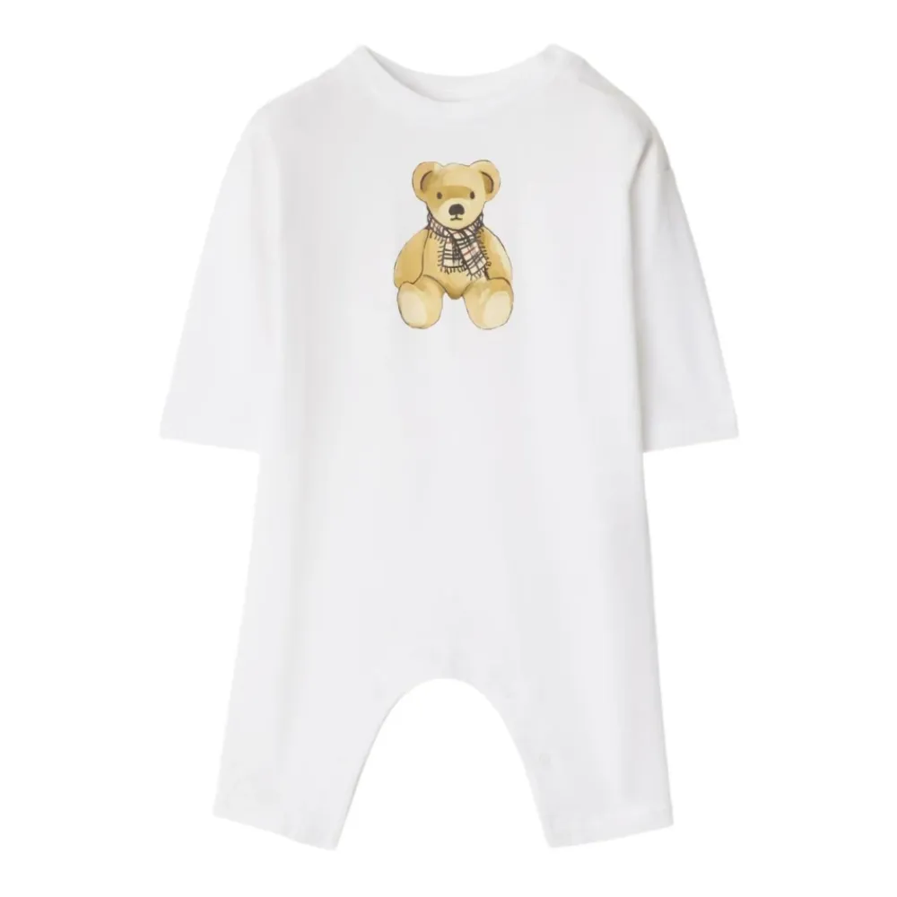 e Kleid mit Logo-Print Lange Ärmel>Burberry Online