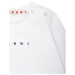 e Langarm T-Shirt mit Logo><noscript><img width=