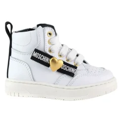 e Leder High-Top Sneakers>Moschino Online