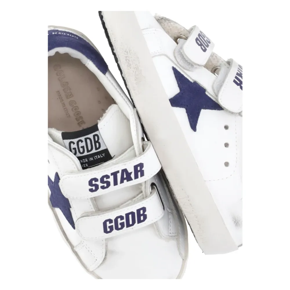 e Leder Kindersneakers Stern Logo>Golden Goose Sale