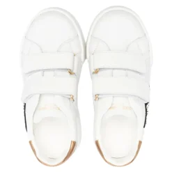 e Leder-Sneakers mit Klettverschluss><noscript><img width=