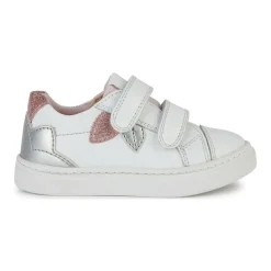 e Silberne Kindersneaker>Geox New
