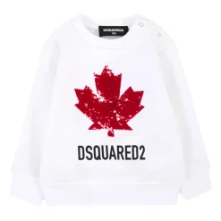 er Baumwollpullover mit Ahornblatt>Dsquared2 Sale