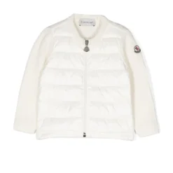 er Kinderpullover mit Logo-Patch und gesteppter Vorderseite>Moncler New