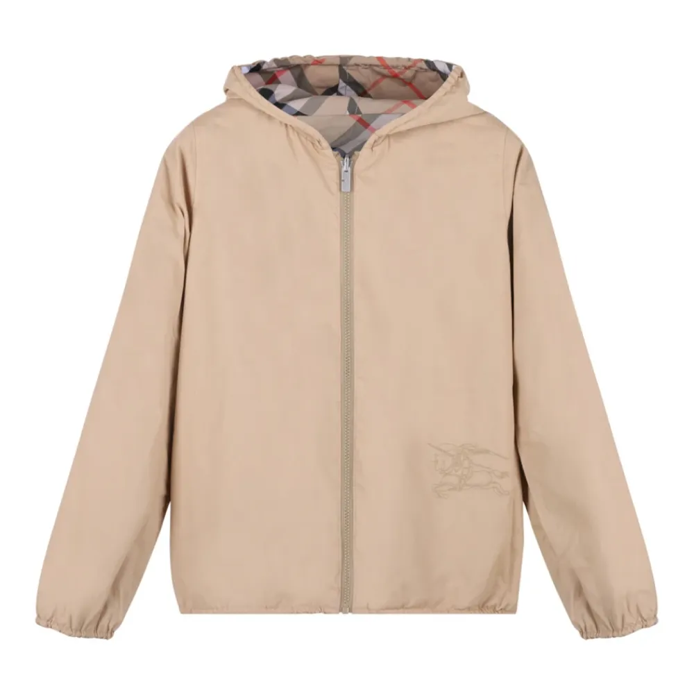 Wendbare karierte Jacke für Kinder>Burberry