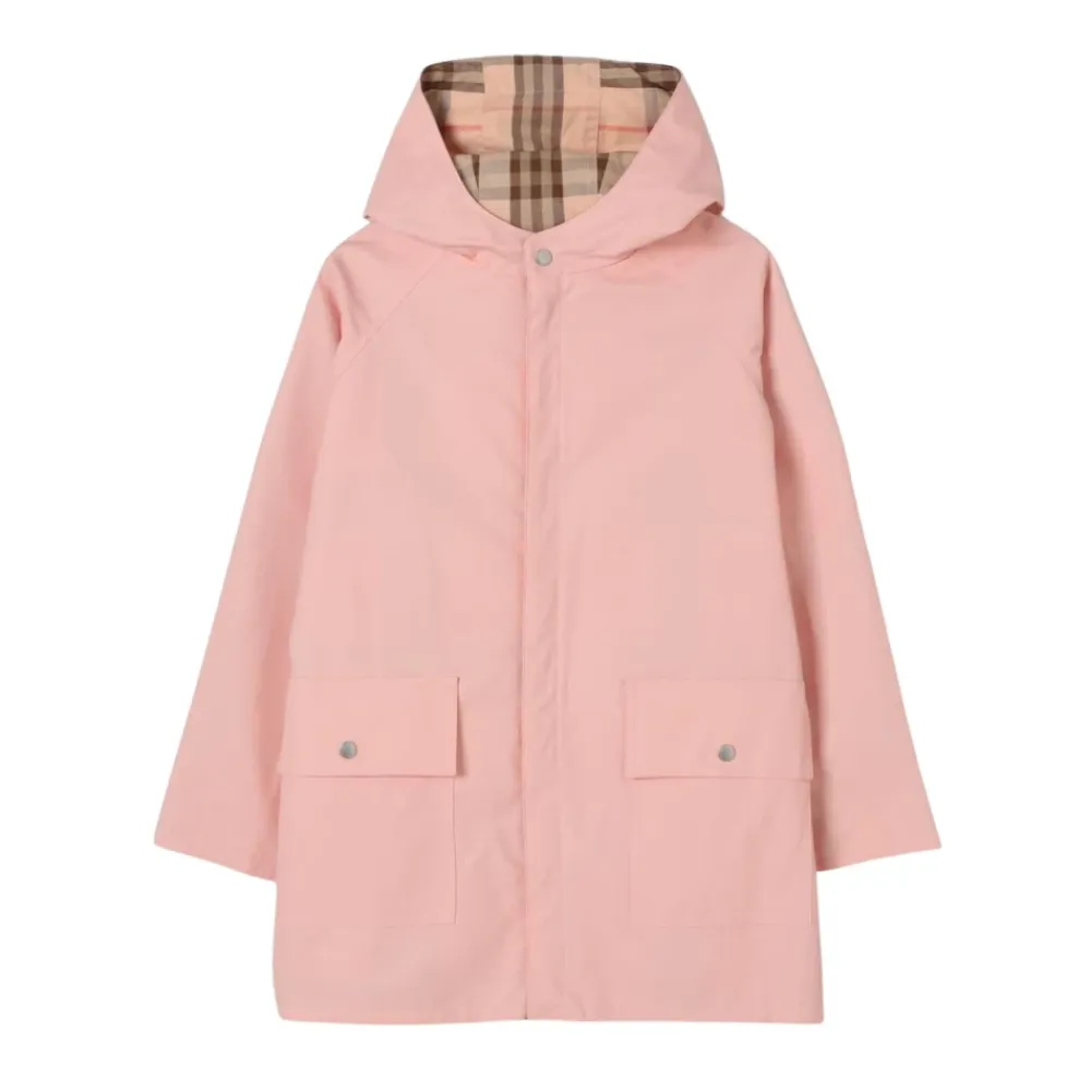 Wende-Regenmantel mit Kapuze>Burberry Discount