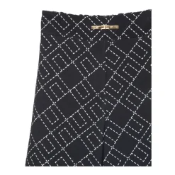 Wide-Leg High-Waist Hose>Elisabetta Franchi Outlet