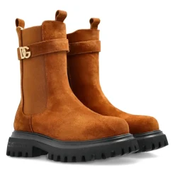 Wildleder Stiefelette Kamel>Dolce & Gabbana Outlet