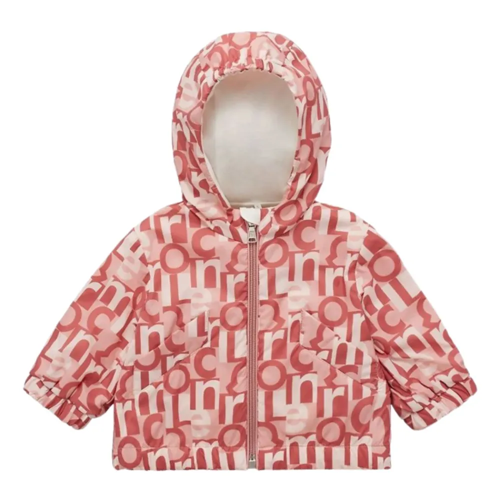 Winddichte Kinderjacke mit Logo-Print>Moncler