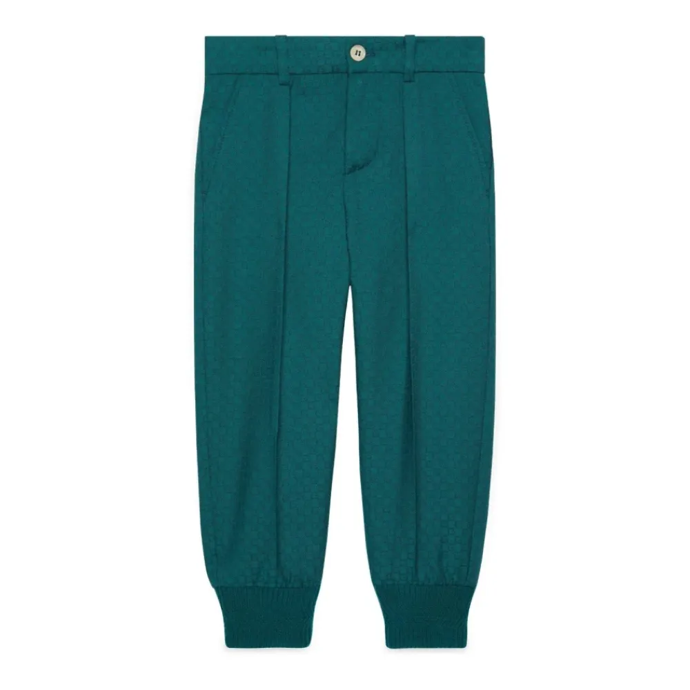 Wollhose mit quadratischem Print>Gucci Online