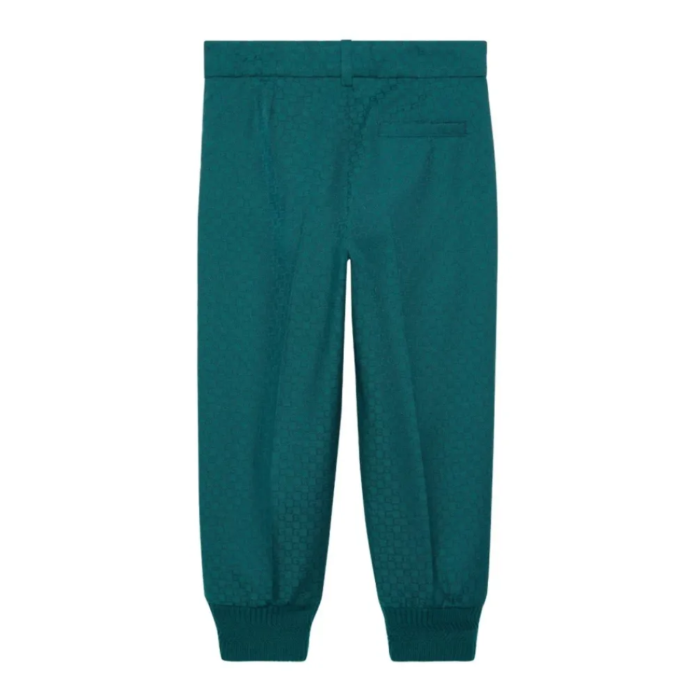 Wollhose mit quadratischem Print>Gucci Online