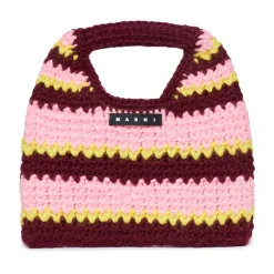 Wollige Häkeltasche>Marni
