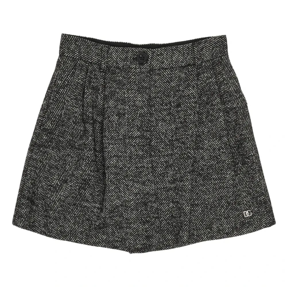 Wollmischung Chevron Shorts>Dolce & Gabbana