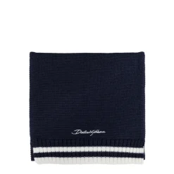 Wollschal mit Logo>Dolce & Gabbana Online
