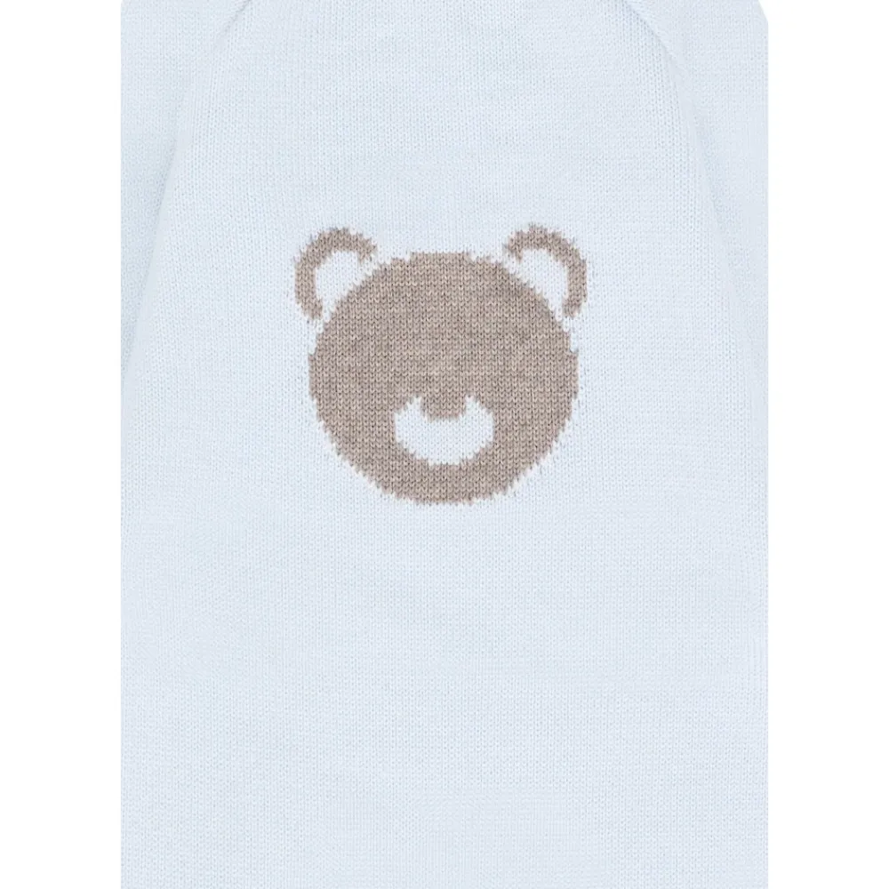 Wollstrampler mit Bärenverzierung>Little Bear New