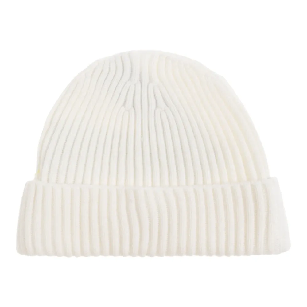 Wool Beanie mit Logo-Patch>Stone Island Sale