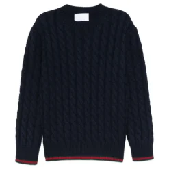 Wool Sweater with Web>Gucci Outlet