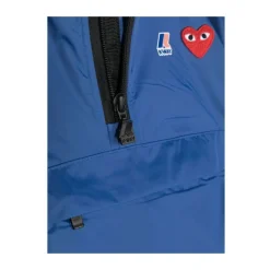 x K-Way Leon Regenjacke mit Kapuze>Comme des Garçons Play