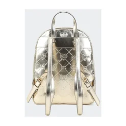 Yellow Gold/Gray Metallischer Kunstleder-Rucksack für Mädchen>Michael Kors Online