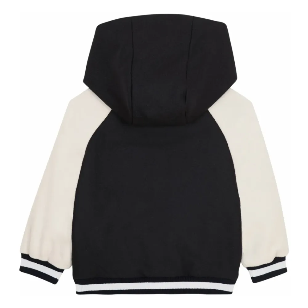 Zweifarbige Jacke mit Kapuze>Balmain Outlet