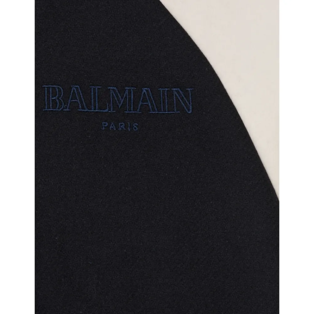 Zweifarbige Jacke mit Kapuze>Balmain Outlet