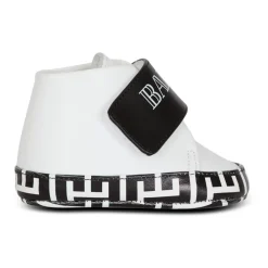 Zweifarbige Sneaker mit Vintage-Logo>Balmain Clearance